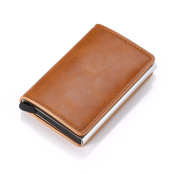 Cartera Automática Anti-magnética de Aluminio con Expulsión