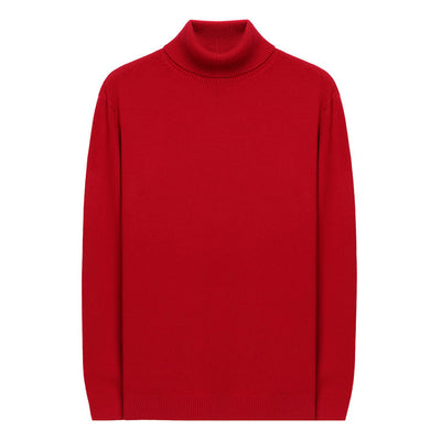 Suéter de Cuello Alto Grueso para Hombre con Mangas Largas