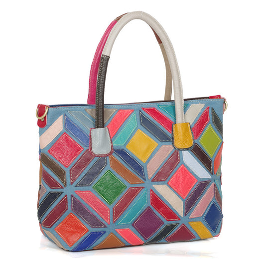 Bolso de Cuero Genuino Cosido a Mano - Image 8