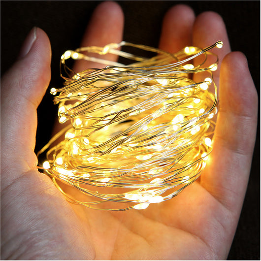 Guirnalda Solar de 200 LED con Alambre de Cobre - Image 5