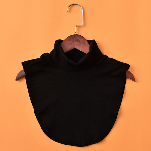 Cuello Alto Falso Decorativo Negro y Blanco Efecto Voluminoso - Image 9