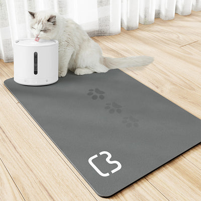 Tapete Absorbente para Comedero de Mascotas - Antideslizante y Lavable