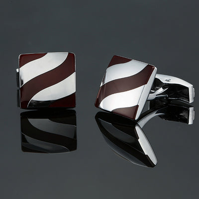 Gemelos Vintage con Patrón Esmaltado - Colección Cube Artesanal - Image 17