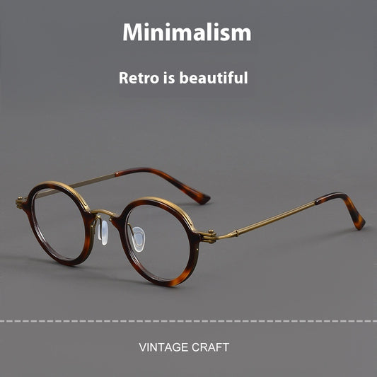 Gafas Retro de Titanio Puro con Filtro Luz Azul - Image 2