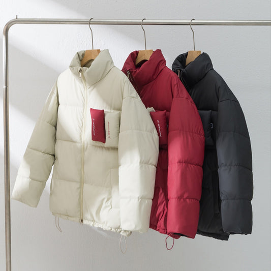 Chaqueta de Algodón Suelta Estilo Americano