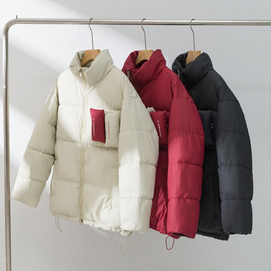 Chaqueta de Algodón Suelta Estilo Americano