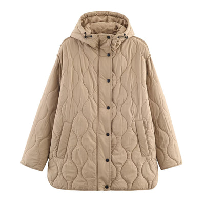 Chaqueta Acolchada Impermeable con Capucha para Mujer - Versátil y Cómoda - Image 5