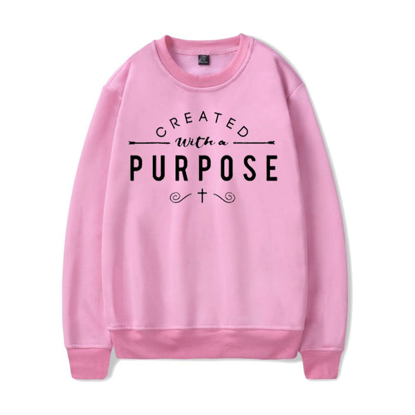 Sudadera de Polar con Estampado de Letras para Mujer