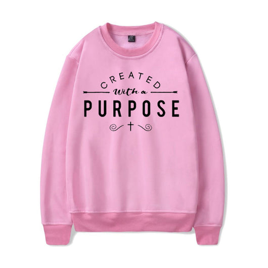 Sudadera de Polar con Estampado de Letras para Mujer
