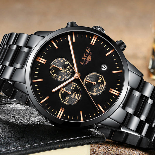 Reloj de Cuarzo Multifuncional para Negocios - Image 5