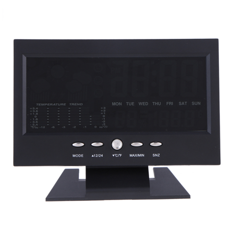Reloj de Escritorio Digital Multifunción con Pantalla Grande y Clima - Image 2