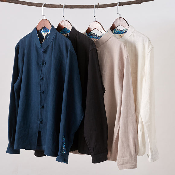 Blusa de Lino Tradicional - Camisa de Traje Regional