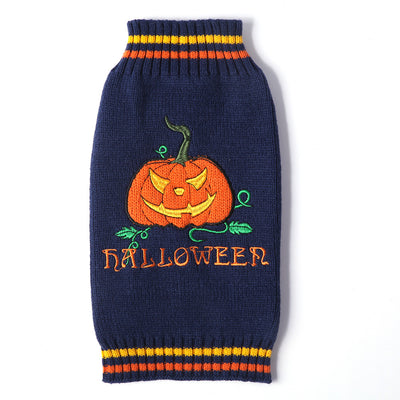 Suéter Tejido de Calabaza para Perros - Disfraz Halloween - Image 6