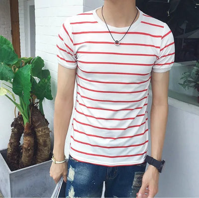 Playera a Rayas Casual para Hombre - Image 10