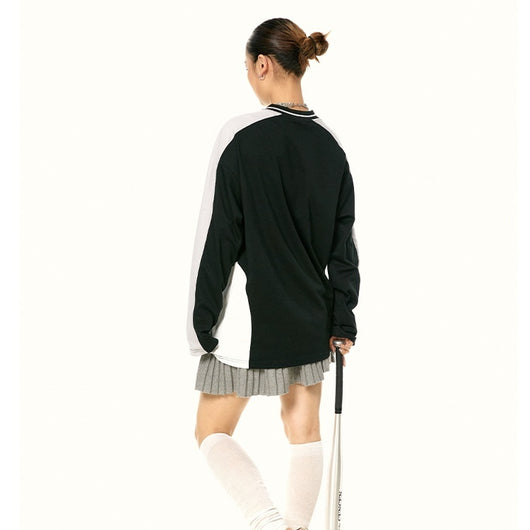 Remera Deportiva Raglan Casual con Costuras Contrastantes - Image 12