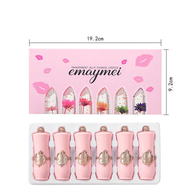 Bálsamo Labial Termocrómico Gelatina Floral - Brillo Hidratante Cambia de Color - Image 8