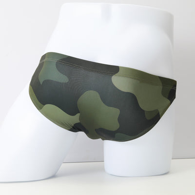 Calzón Triangular de Seda Helada con Diseño Camuflaje - Image 14
