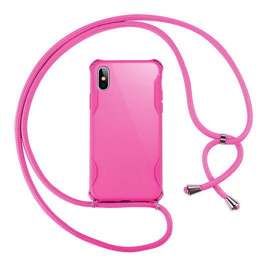 Funda de Celular Apple con Cadena Colgante en Colores Caramelo - Image 17