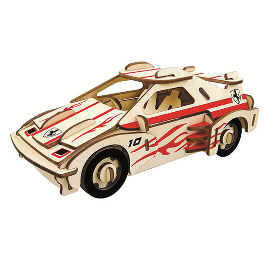 Modelo de Auto 3D de Madera - Puzzle Educativo Armable para Niños - Image 16