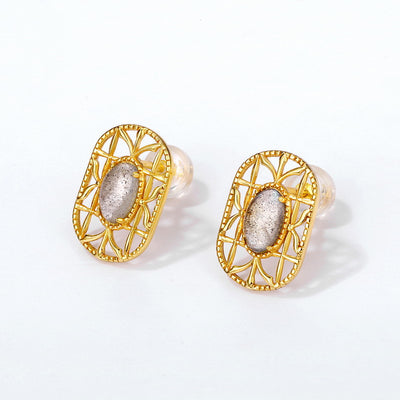 Aretes Chapados en Plata S925 y Oro 9K para Mujer - Image 4