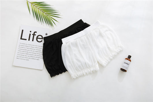 Leggings Escolares Blancos con Shorts Integrados Anti-transparencia - Image 23