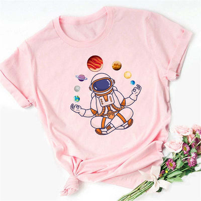 Playera Estampada de Personalidad Creativa para Estudiantes - Image 25