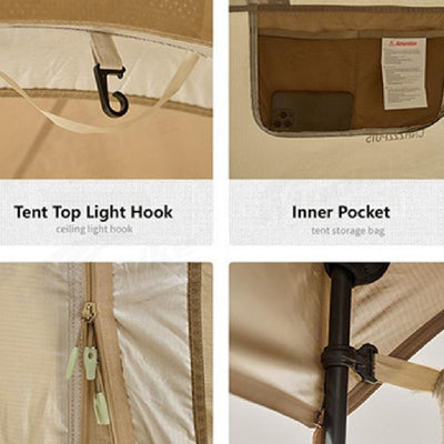 Tienda de Campaña Impermeable para Acampar en Lluvia - Image 6