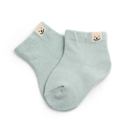 Calcetines para Bebé de Algodón Peinado con Doble Aguja - Colores Caramelo - Image 7