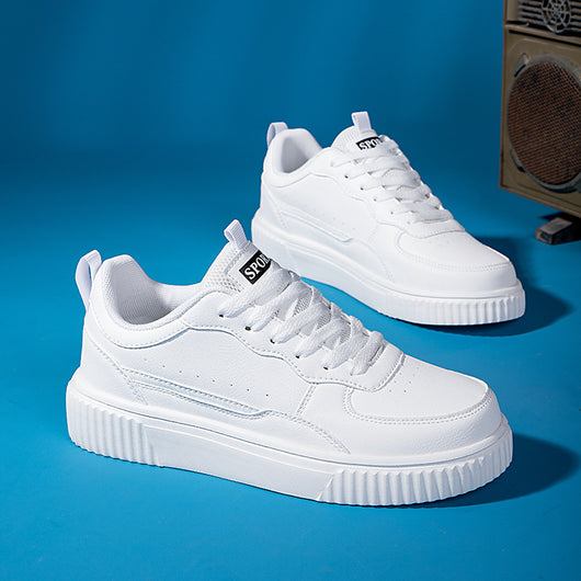 Zapatillas Blancas Transpirables Estilo Coreano Para Estudiantes - Image 3