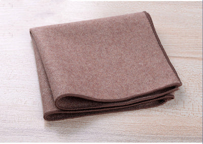 Pañuelo Cuadrado de Lana para Hombre - Blanco Casual - Image 12