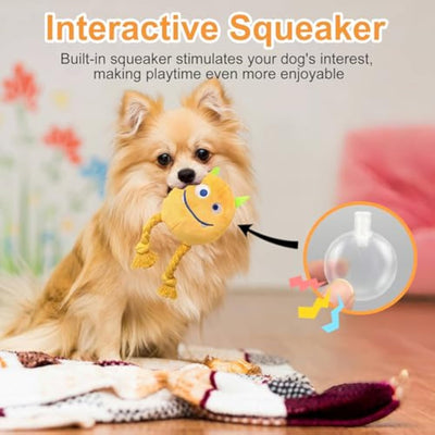 Juguetes para Perros Pequeños - Juegos Interactivos de Cuerda y Peluche con Sonido - Image 2