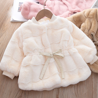 Abrigo de Piel Sintética Esponjoso para Niña - Estilo Moderno y Cálido - Image 8