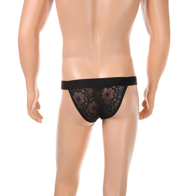 Tanga de Encaje Sexy para Hombre Cintura Baja con Diseño Atrevido - Image 20