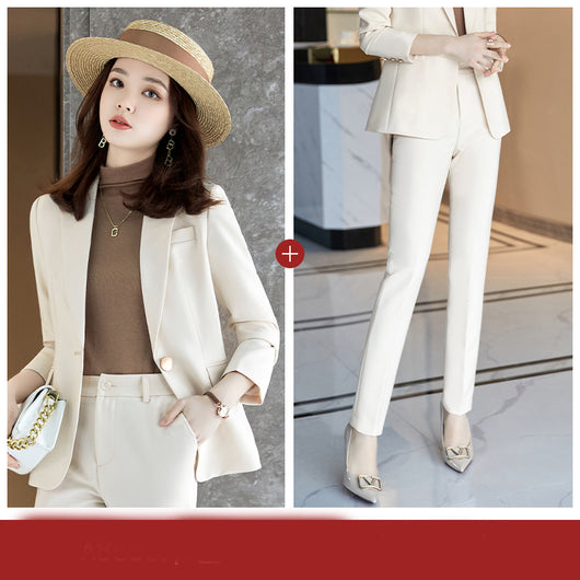 Traje Ejecutivo Femenino de Dos Piezas en Colores Sólidos - Image 8