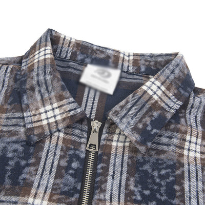 Camisa Cuadros Punk Oversized para Hombre - Image 17