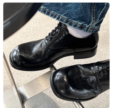Zapatos Ejecutivos de Cuero Ahumado para Commute Diario - Image 8