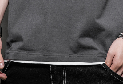 Playera Manga Larga Hombre Efecto Dos Piezas Casual - Image 8