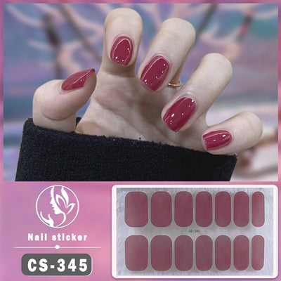 Uñas Postizas Impermeables de Color Sólido para Nail Art - Image 10