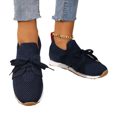 Zapatos Casuales Deportivos para Mujer con Malla Transpirable y Cordones - Image 8