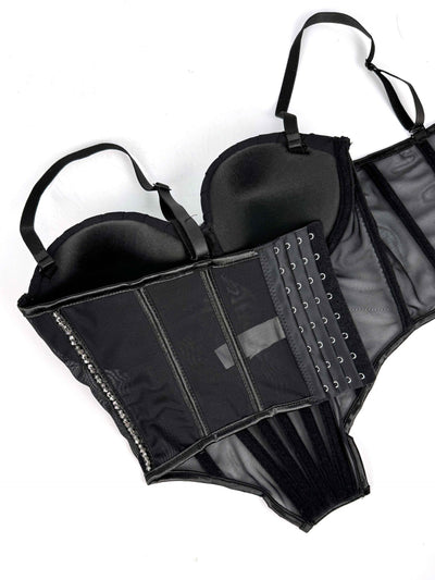 Sostén de Malla Transparente con Piedras y Varillas - Diseño Atrevido para Usar Fuera - Image 18