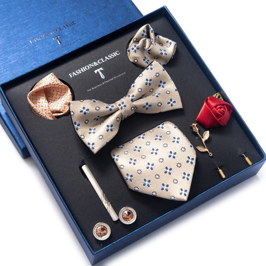 Conjunto de 8 Piezas de Corbatas para Traje Formal de Hombre - Image 44
