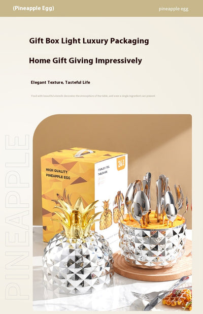 Juego de Cubertería de Acero Inoxidable Premium para Regalos - Image 16