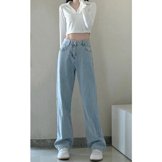 Pantalones Largos de Verano Estilo Retro con Caída Relajada - Image 6