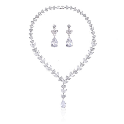 Conjunto de Collar Colgante y Aretes de Dos Piezas - Image 2