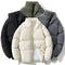 Chamarra Acolchada de Invierno para Hombre con Cuello Alto