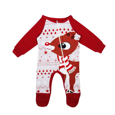Pijamas Navideños a Juego para Toda la Familia - Estampado de Zorro Lindo - Image 3