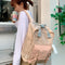 Mochila Escolar Impermeable Nylon - Diseño Clásico Macaron