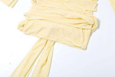 Vestido Camisero Elegante Ajustado con Encaje y Cordones - Image 10