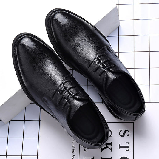 Zapatos Formales de Cuero Genuino para Hombre Talla Grande