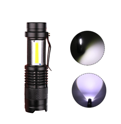Linterna LED Portátil SK68-COB con Zoom y Enfoque Ajustable - Image 10